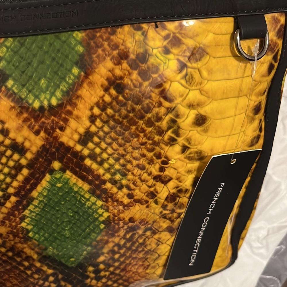 French connection NEW dragon snale scales laptop accesory case Retro Vintag 2012 - Picture 8 of 10